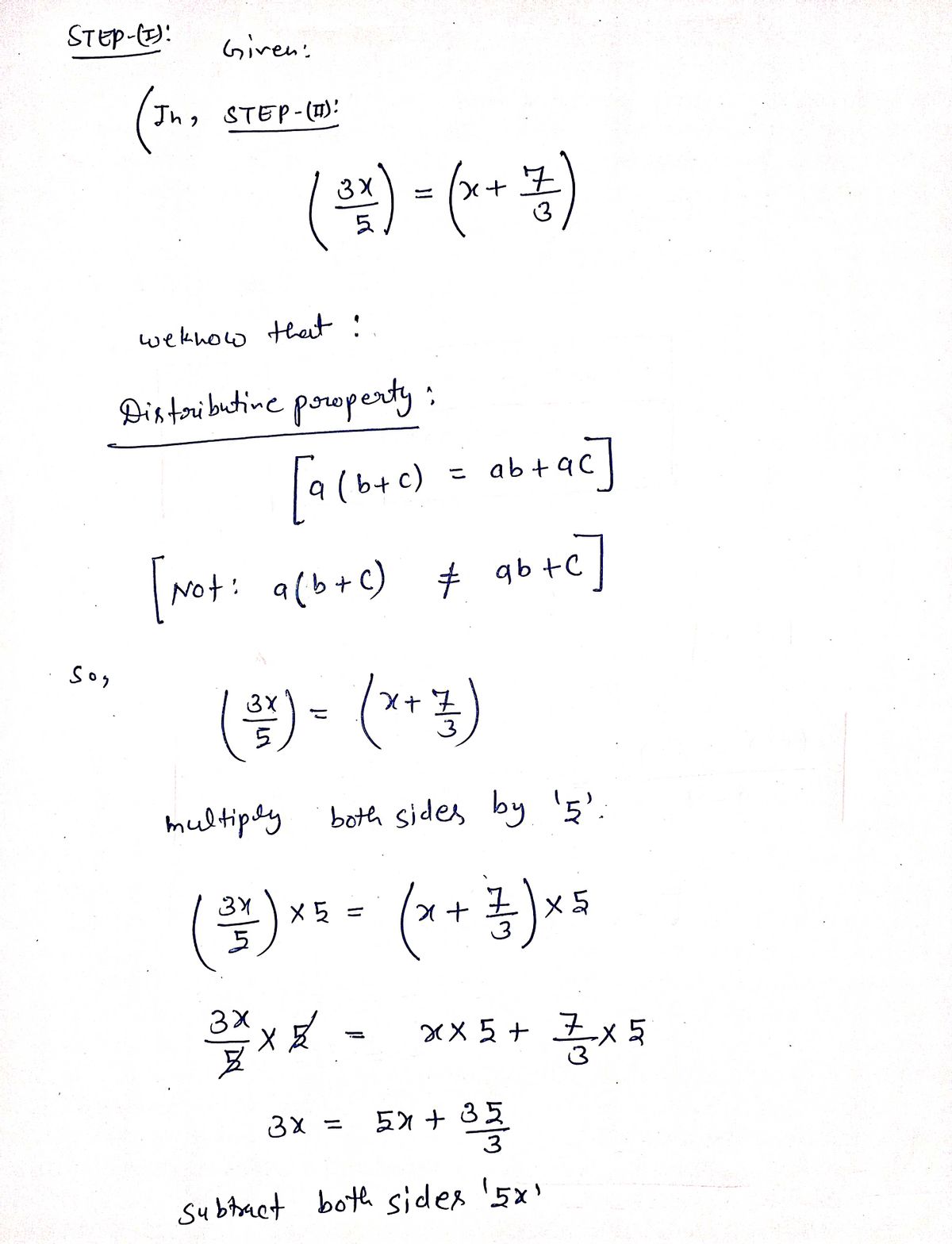 Algebra homework question answer, step 1, image 1